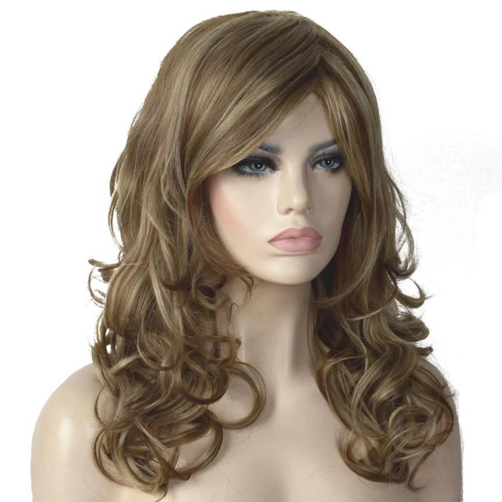 Luxe Tresses™ Peluca larga y rizada para mujer