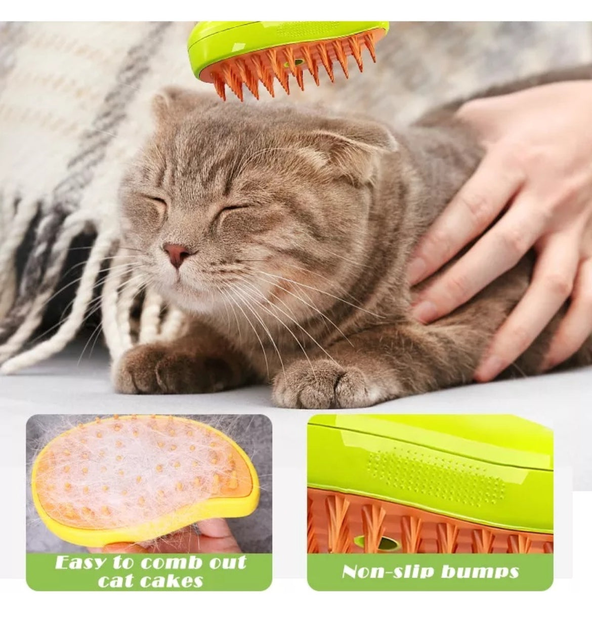 PetMist™ Cepillo a vapor mascota