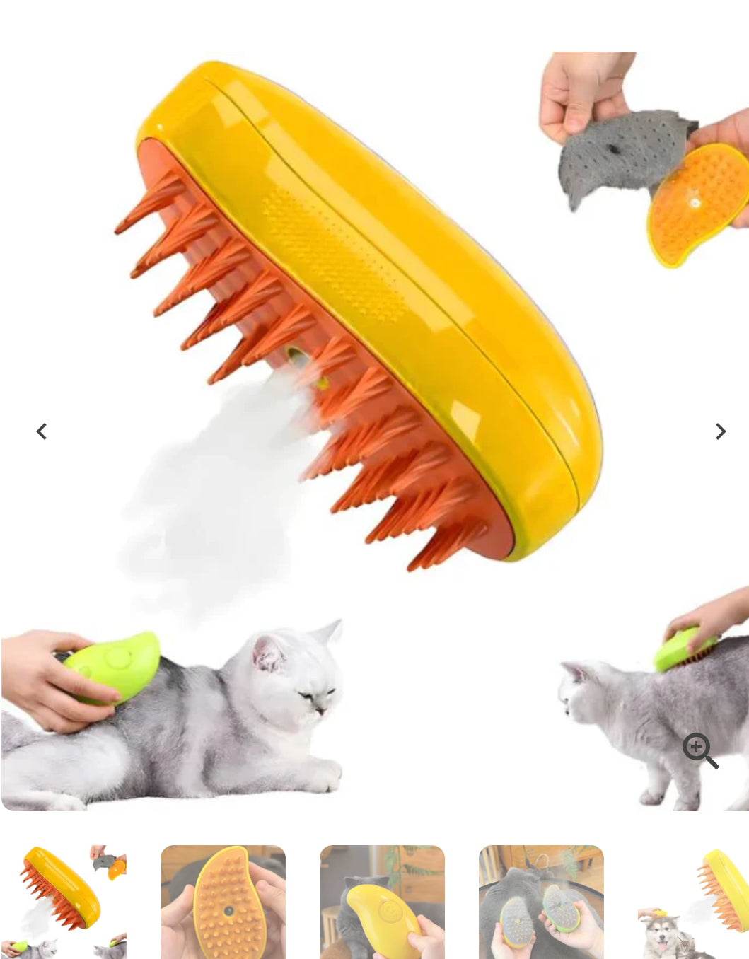 PetMist™ Cepillo a vapor mascota