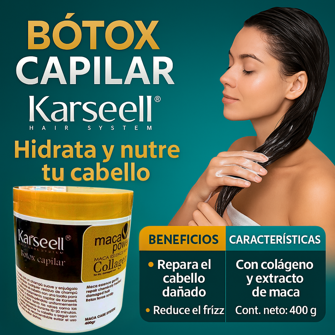 Botox Capilar Karseel Hidrata Nutre