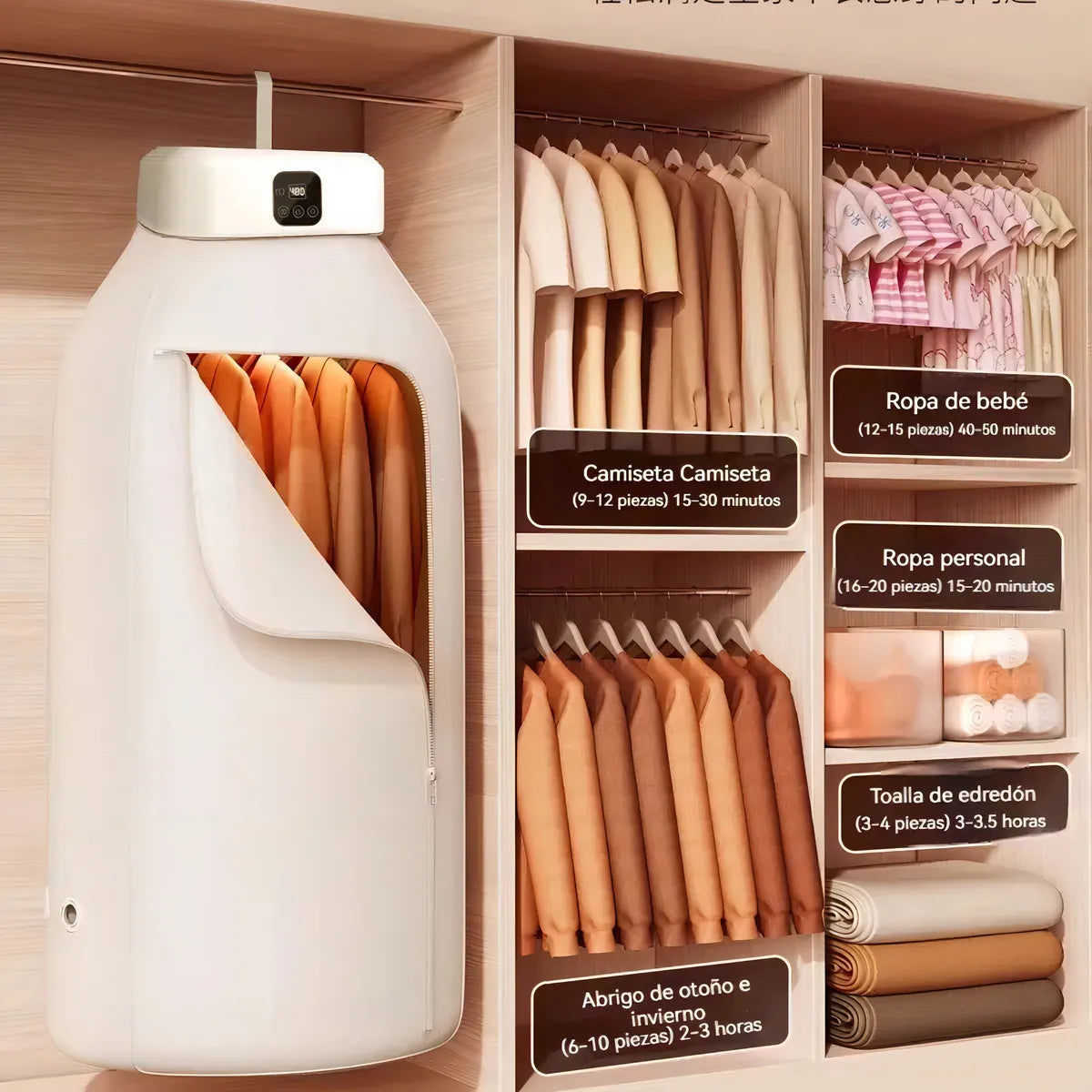 QuickDry™ Secador de Ropa Portátil 10kg Multi Uso