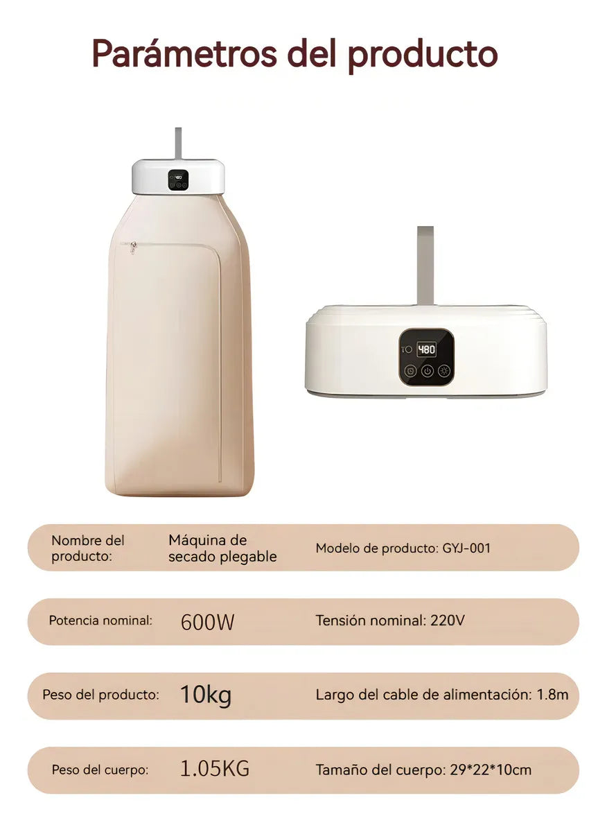 QuickDry™ Secador de Ropa Portátil 10kg Multi Uso