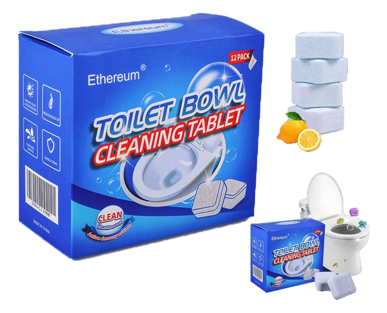 Pastillas Para Inodoro Limpieza Profunda