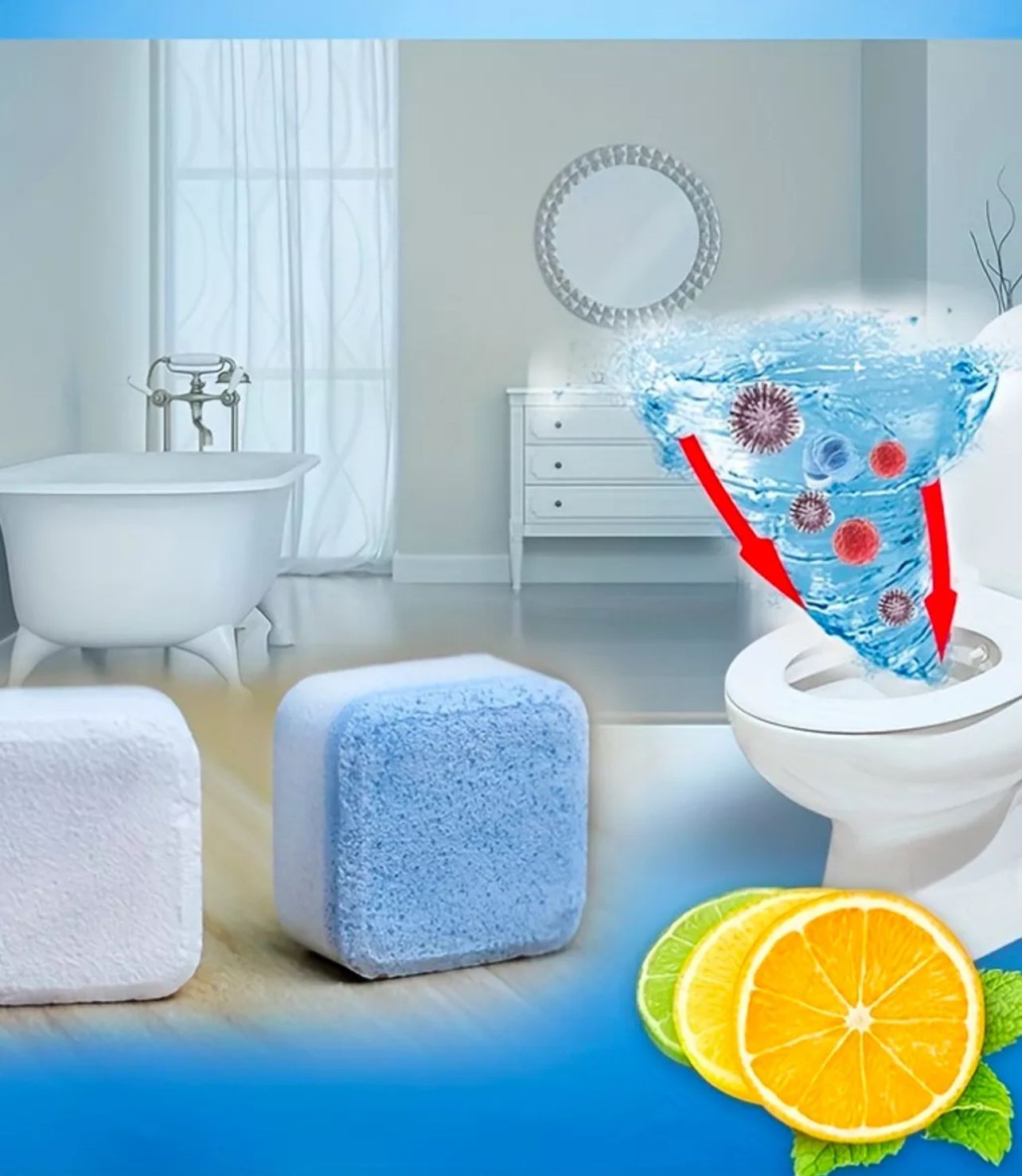 Pastillas Para Inodoro Limpieza Profunda