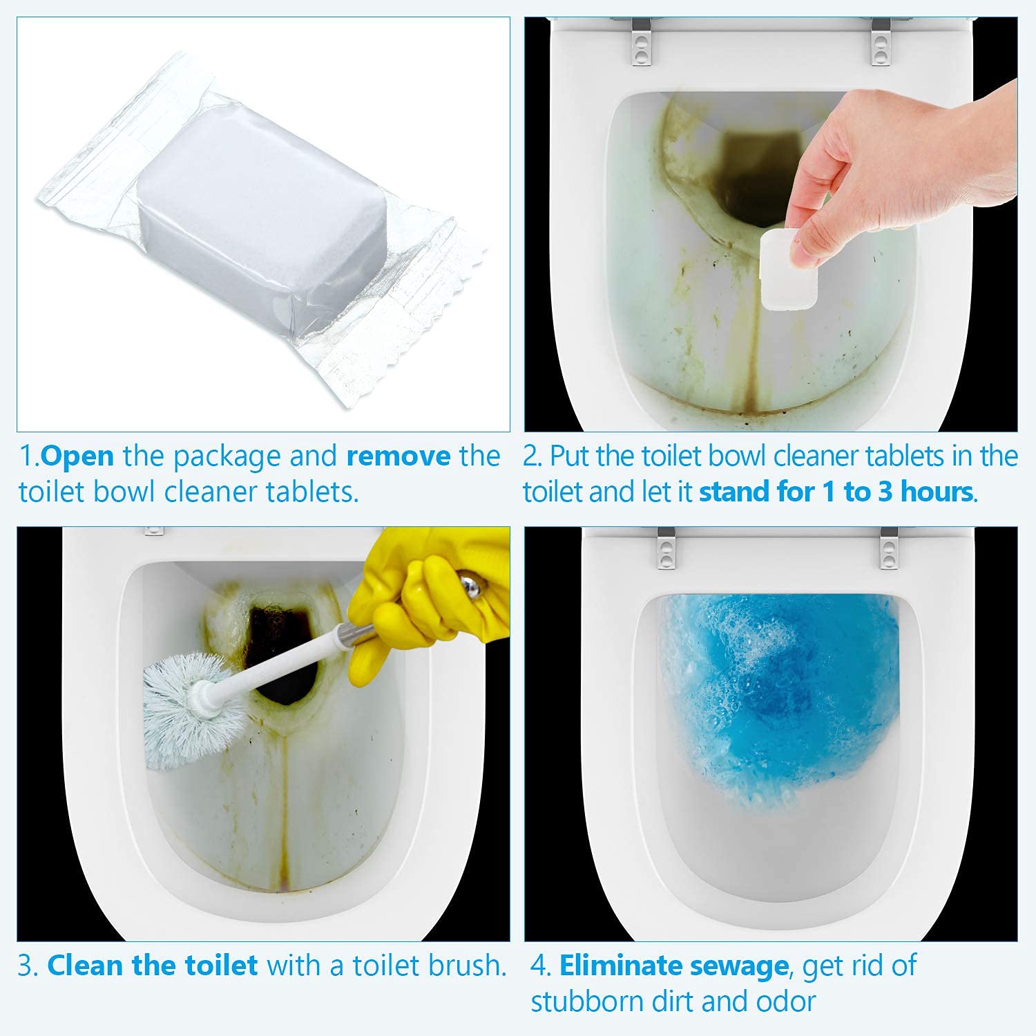 Pastillas Para Inodoro Limpieza Profunda