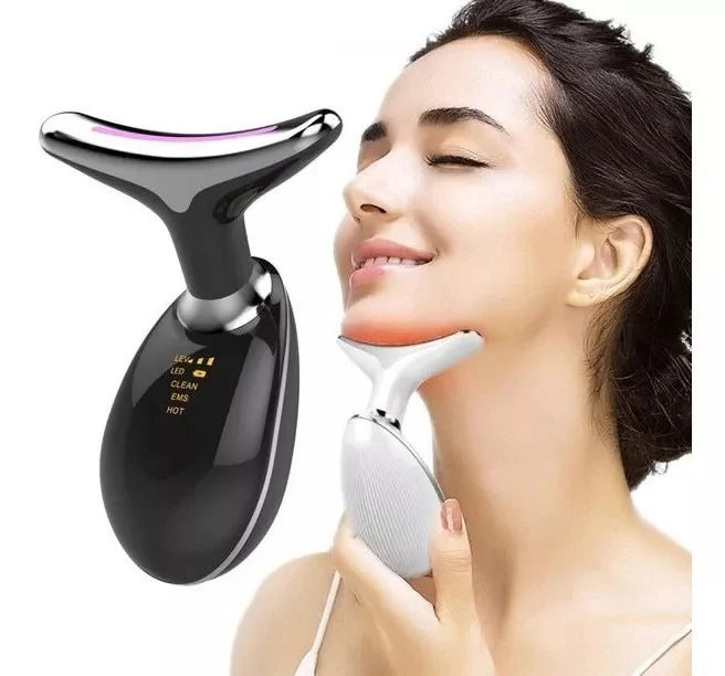 MASAJEADOR FACIAL CUELLO LED ANTIEDAD DD
