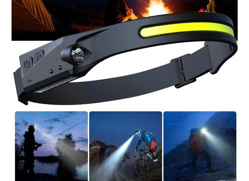 FlashTrail® Linterna Recargable de Cabeza