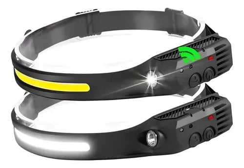 FlashTrail® Linterna Recargable de Cabeza