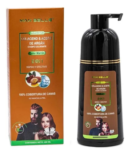SHAMPOO PINTA CANAS MAX BELLE400 ML