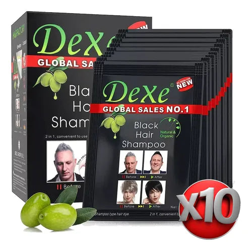 DexeCover® Shampoo Cubre Canas Orgánico Dexe