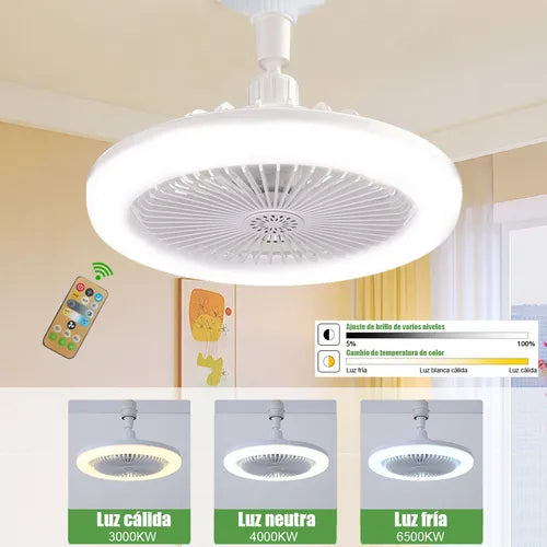 RadiAir™ VENTILADOR DE TECHO CON LUZ 3 EN 1