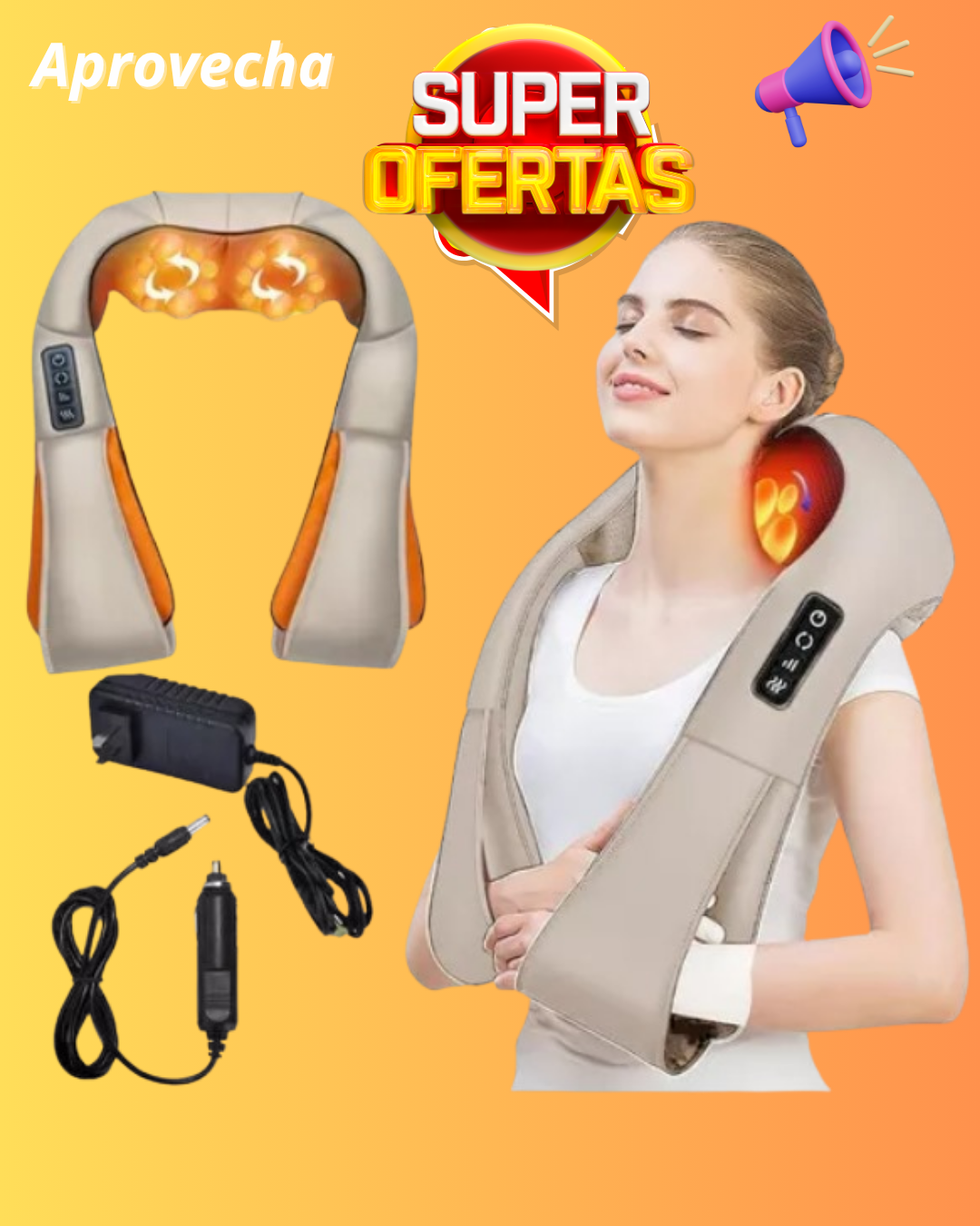 Masajeador Cuello Espalda Hombro Cintura