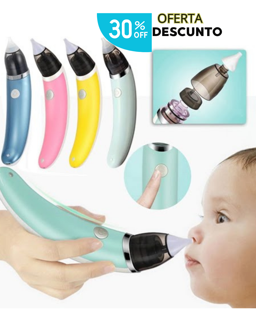 BabyBreathe® ASPIRADOR NASAL BEBE