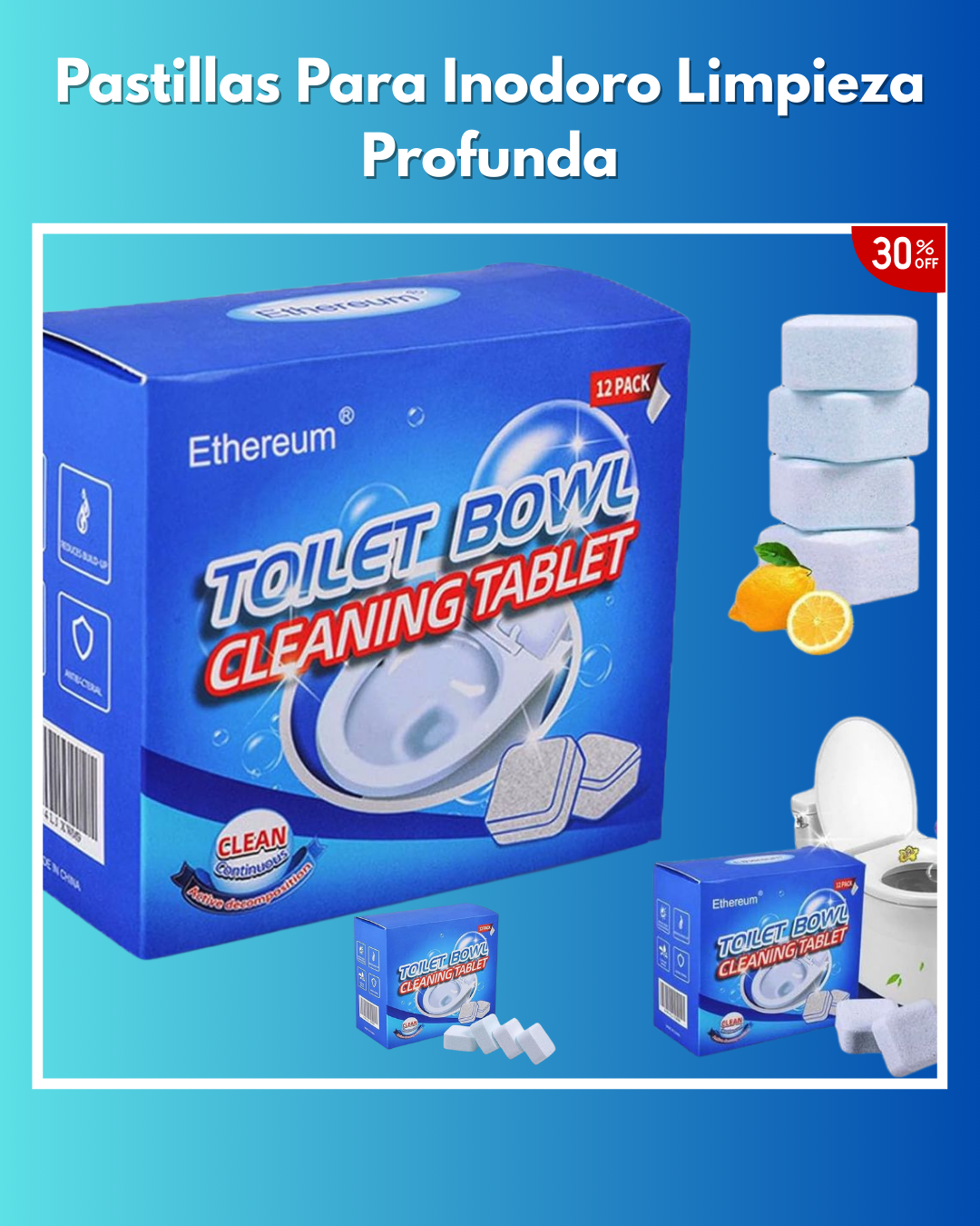 Pastillas Para Inodoro Limpieza Profunda